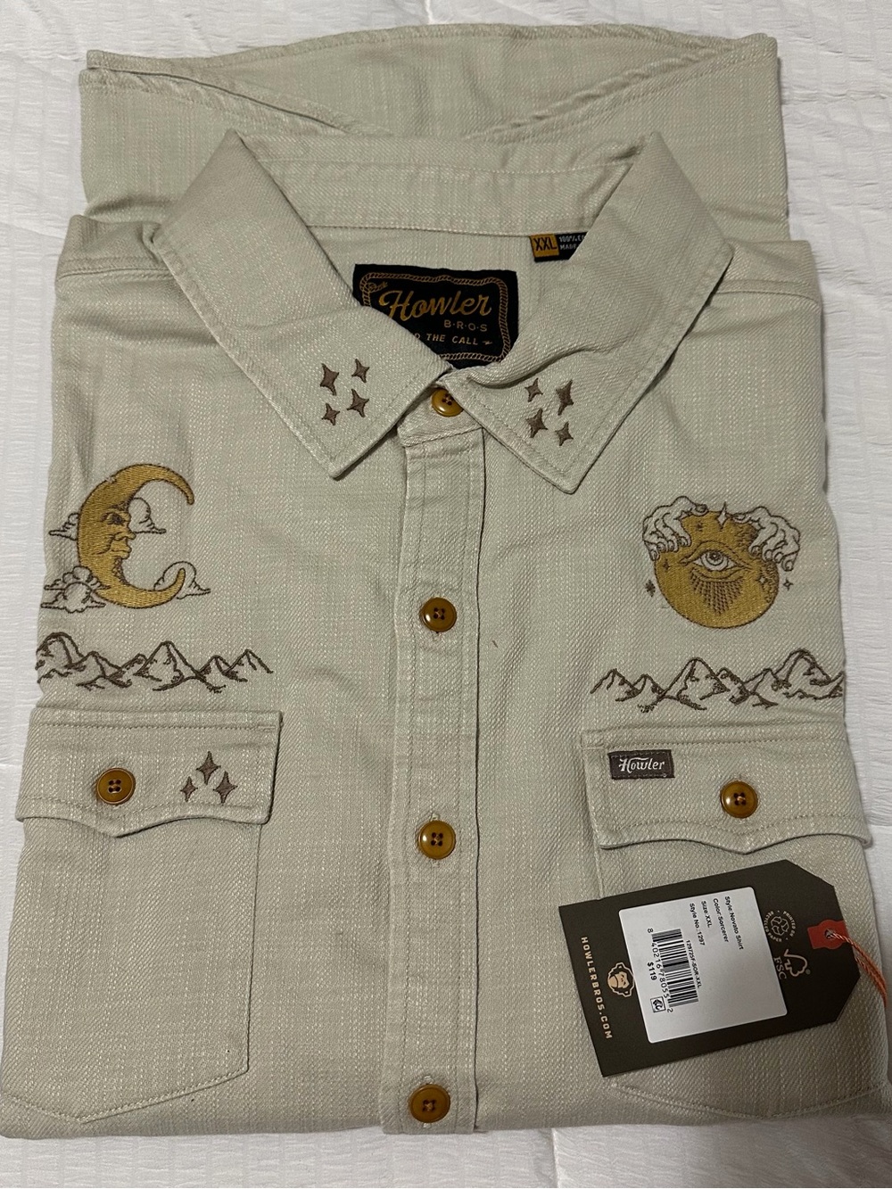 *Extremely Rare* Howler Brothers River Wizard Novato Shirt Size XXL Brand New